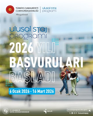 2026 Yılı Ulusal Staj Programı 